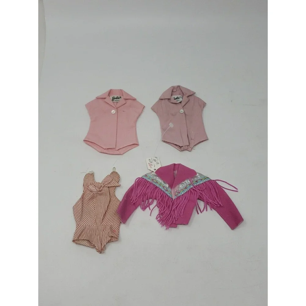 Vintage Barbie and Ken Tops Lot 21 Tops 4 Outfits 1960s Mattel Clothing